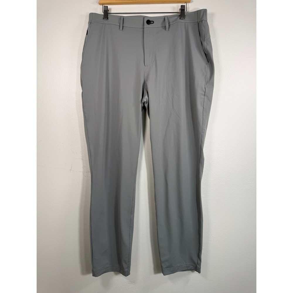Public Rec All Day Every Day Pants Mens 36.5x30 Grey Stretch Tapered Chino‎